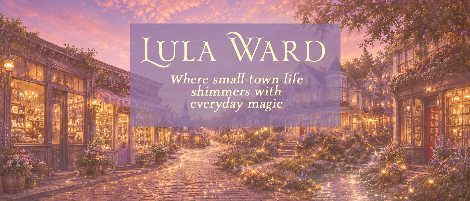 Cozy magical small-town fiction. Magical town.